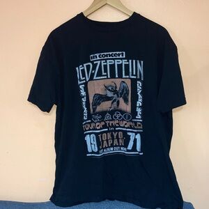 Led- Zeppelin Black Graphic T-Shirt